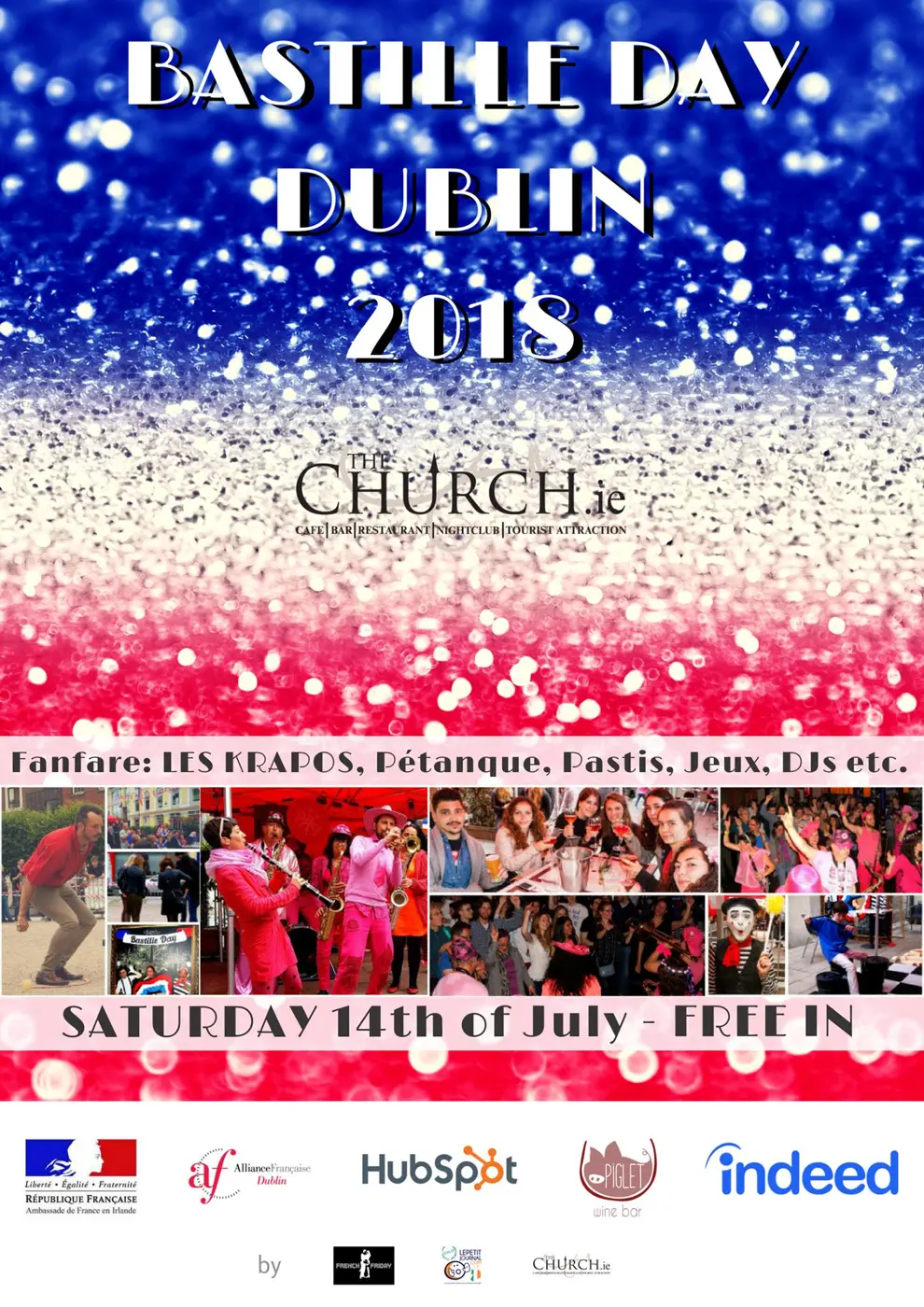 Affiche du 14 juillet 2018 à Dublin