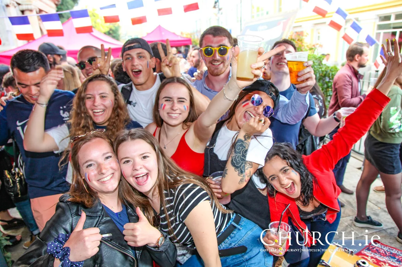 Des participants réunis pour Bastille Day 2019 à Dublin