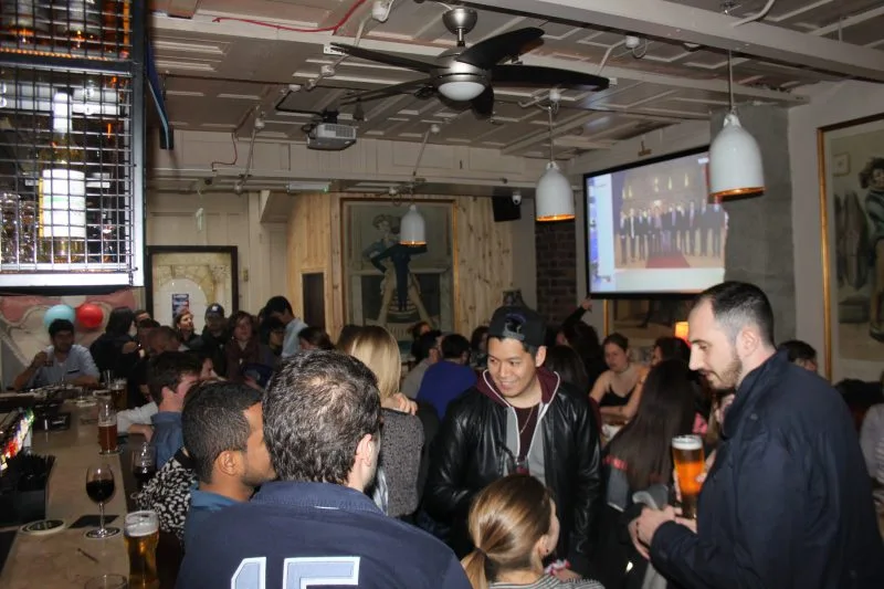 Rassemblement French Friday pour l’élection présidentielle française de 2017 à Dublin