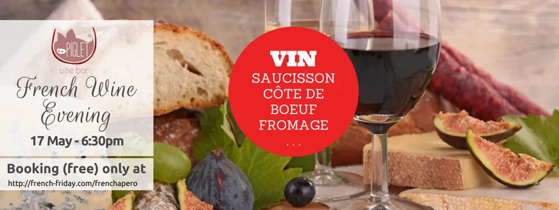 Affiche de la French Wine Evening de mai 2018 à Dublin