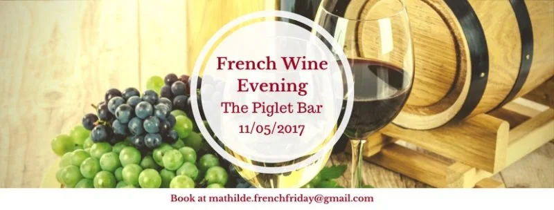 Affiche de la French Wine Evening au Piglet Wine Bar à Dublin