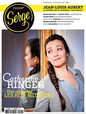 Couverture du magazine musical français Serge